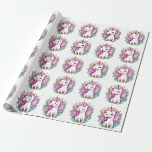Leuke Eenhoorn Koele Eenhoorn positief Cadeaupapier