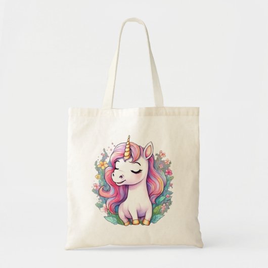 Leuke Eenhoorn Koele Eenhoorn positief Tote Bag (Voorkant)