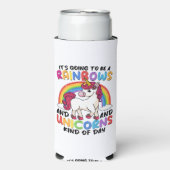 Leuke eenhoorn regenboog grappig (Seltzer Voorkant)
