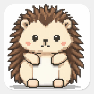 Leuke egel sticker