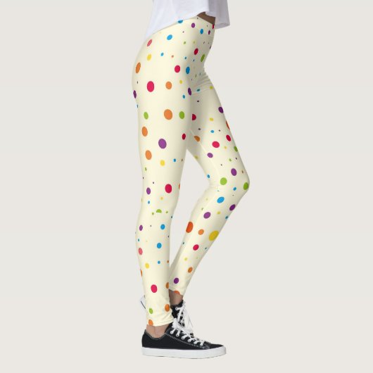 Leuke eigenzinnige stippen leggings (Rechts)