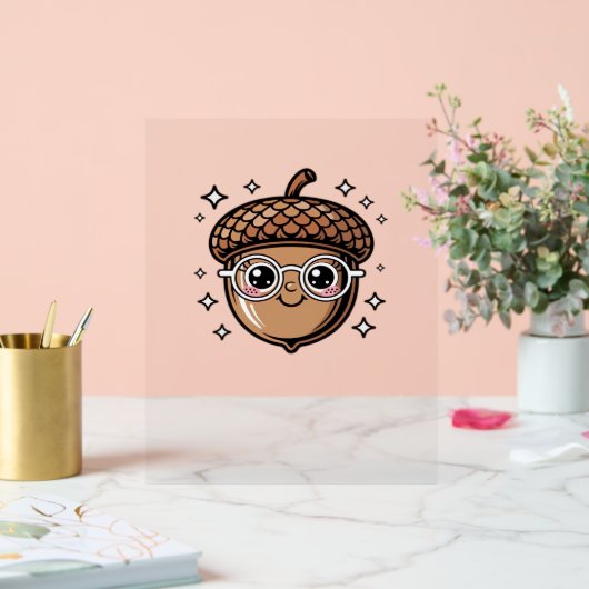 Leuke eikel Classic T-Shirt Acryl Bord (Huwelijk)