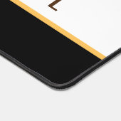 Leuke Elegante Zwart Wit Strepen PICKLEBALL Tekst Bureaumat (Hoek)