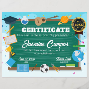 Leuke Elementary Pre School Kinder Certificaat Awa