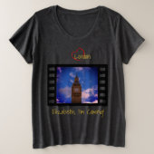 Leuke Elizabeth Tower - Big Ben Grote Maat T-shirt (Design voorkant)