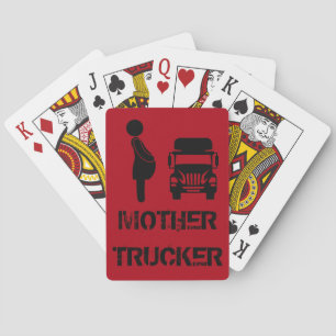 Leuke en coole Mother Trucker door Storeman Speelkaarten