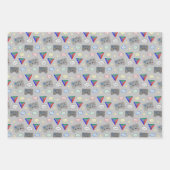 Leuke en Fancy 3 System Gamer Inpakpapier Vel (Voorkant)