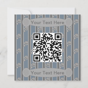 Leuke en Fancy Detective QR Code Kaart