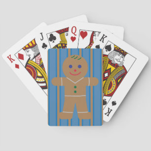 Leuke en Fancy Gingerbread Man Pokerkaarten