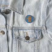 Leuke en Fancy Gingerbread Man Ronde Button 3,2 Cm (In situ)