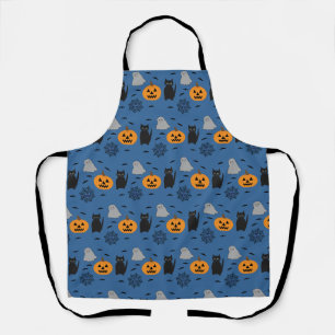 Leuke en Fancy Halloween Cat Ghost Pumpkin Web Schort