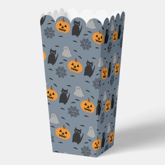 Leuke en Fancy Halloween Popcorn Bedankdoosjes (Achterkant)