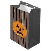 Leuke en Fancy Halloween Pumpkins Medium Cadeauzakje (Voorkant Gekanteld)