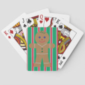 Leuke en Fancy kerst Gingerbread Man Pokerkaarten (Achterkant)