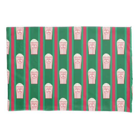 Leuke en Fancy kerst Popcorn Kussensloop (Voorkant)