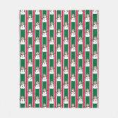 Leuke en Fancy Kerstmis Sneeuwman Detective Fleece Deken (Voorkant)