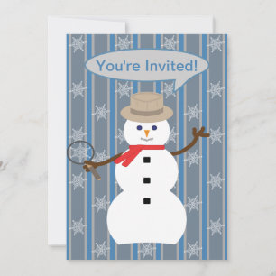 Leuke en Fancy Kerstmis Sneeuwman Detective Kaart