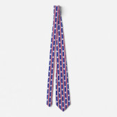 Leuke en Fancy Patriottische Sterren en Strepen Stropdas (Achterkant)