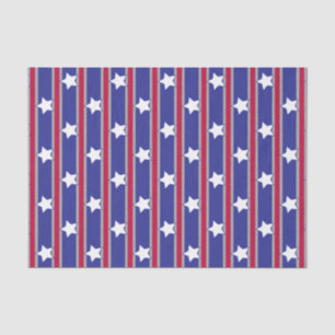Leuke en Fancy Patriottische Sterren en Strepen Tissuepapier