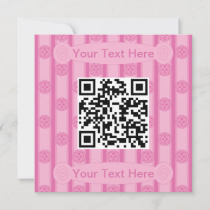 Leuke en Fancy Poker Chip QR Code Kaart