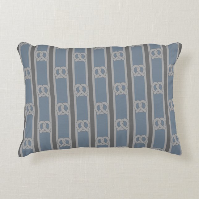 Leuke en Fancy Pretzel Accent Kussen (Voorkant)