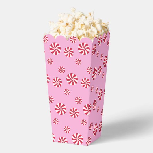 Leuke en Fancy roze pepermunt popcorn Bedankdoosjes (Popped)