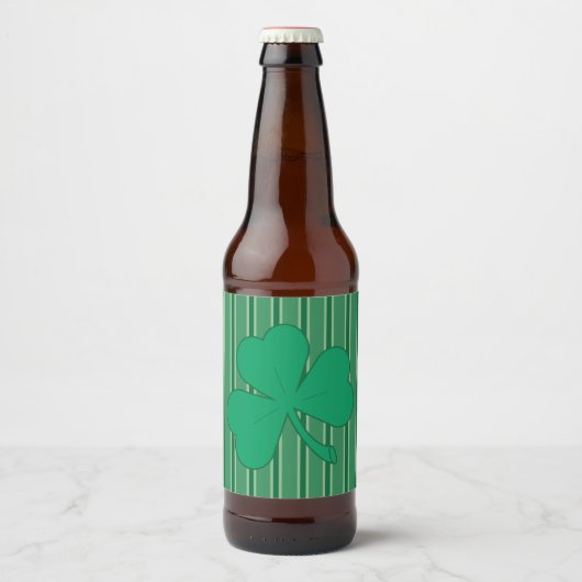 Leuke en Fancy Shamrock Bier Etiket (Voorkant)