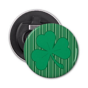 Leuke en Fancy Shamrock Button Flesopener