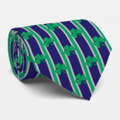 Leuke en Fancy Shamrock Stropdas (Opgerold)