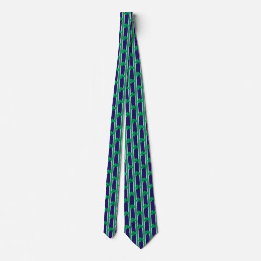 Leuke en Fancy Shamrock Stropdas (Achterkant)