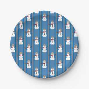 Leuke en Fancy Sneeuwman Detective Papieren Bordje
