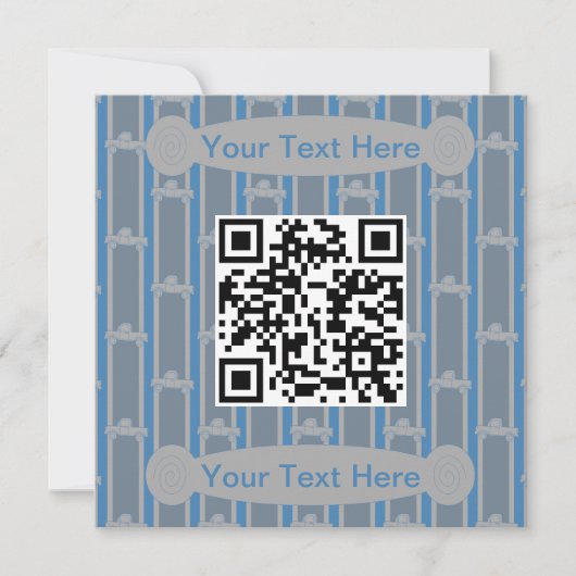 Leuke en Fancy Truck QR Code Kaart (Voorkant)