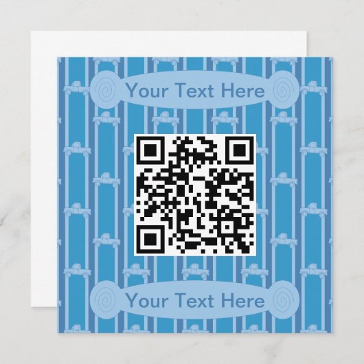 Leuke en Fancy Truck QR Code Kaart (Voorkant / Achterkant)