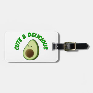Leuke en heerlijke avocado bagagelabel