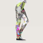 Leuke en kleurrijke Boston Terrier Leggings (Rechts)