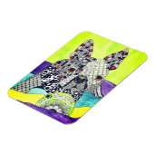 Leuke en kleurrijke Boston Terrier Magnet 3 "x4" Magneet (Linkerzijde)