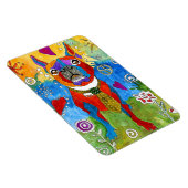 Leuke en kleurrijke Boston Terrier Magnet 4"x6" Magneet (Rechterzijde)