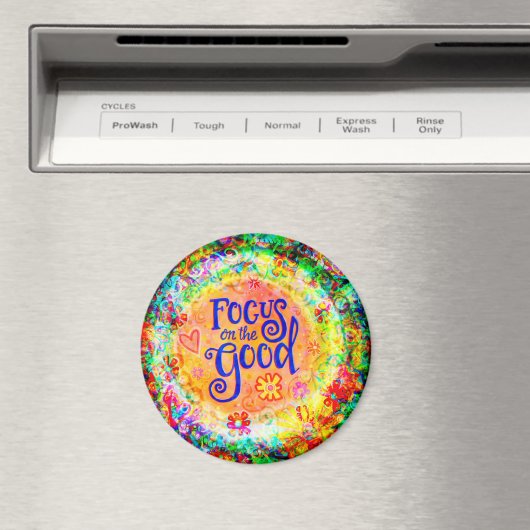 Leuke en kleurrijke focus op het goede magneet (Insitu (Vaatwasser))