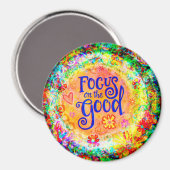 Leuke en kleurrijke focus op het goede magneet (Voorkant / Achterkant)