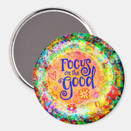 Leuke en kleurrijke focus op het goede magneet (Voorkant / Achterkant)