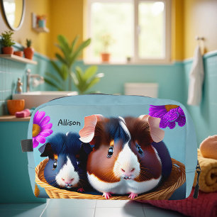 Leuke en leuke cavia's, gepersonaliseerde kinderen toilettasje