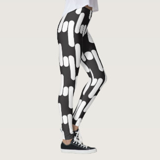 Leuke en moderne zwart-witte leggins leggings