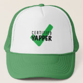 Leuke en pakkende "Certified Yapper" Trucker Hat Pet (Voorkant)