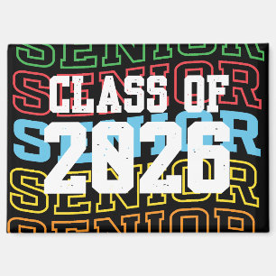 Leuke en pakkende "Senior Class Of 2026" magneet