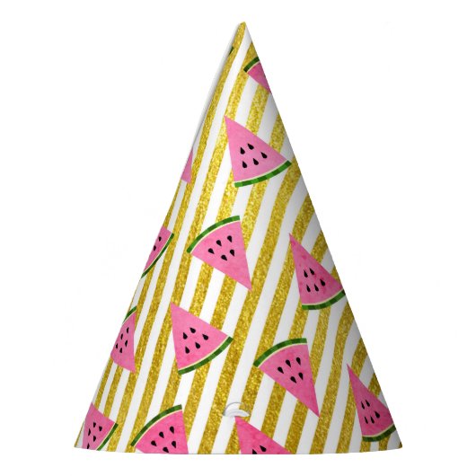Leuke en Schattigee Summer Watermelon verjaardagsf Feesthoedjes (Links)