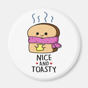 Leuke en toasty grappige toast boter woordspeling magneet
