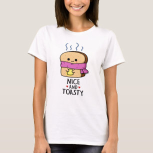 Leuke en toasty grappige toast boter woordspeling t-shirt