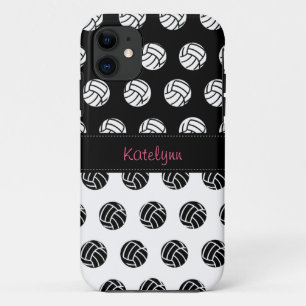 Leuke en trendy polkadot volleybal iPhone 5 hoesje