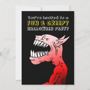 Leuke & enge Halloween-feest uitnodiging