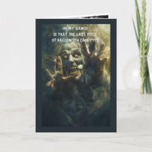 Leuke enge Halloween-groet